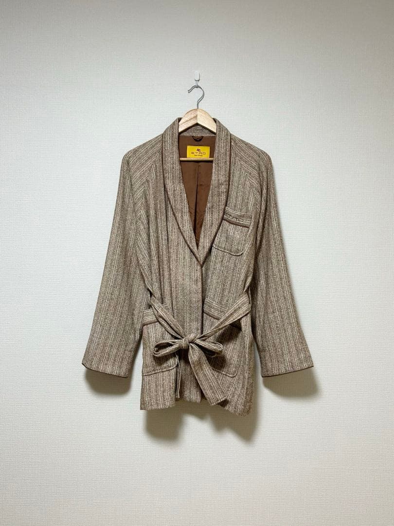珍品 ETRO ナイトガウン キモノガウンジャケット イタリア Italy