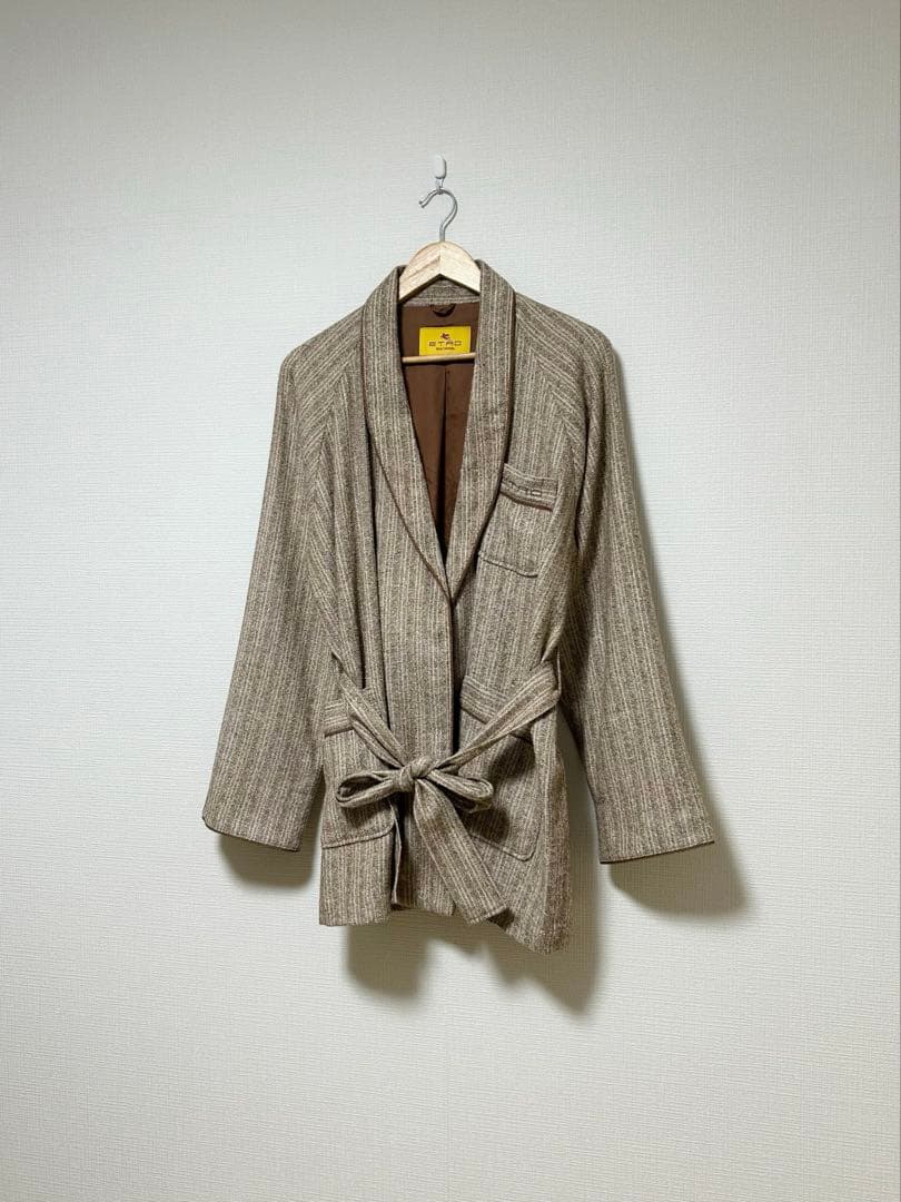 珍品 ETRO ナイトガウン キモノガウンジャケット イタリア Italy