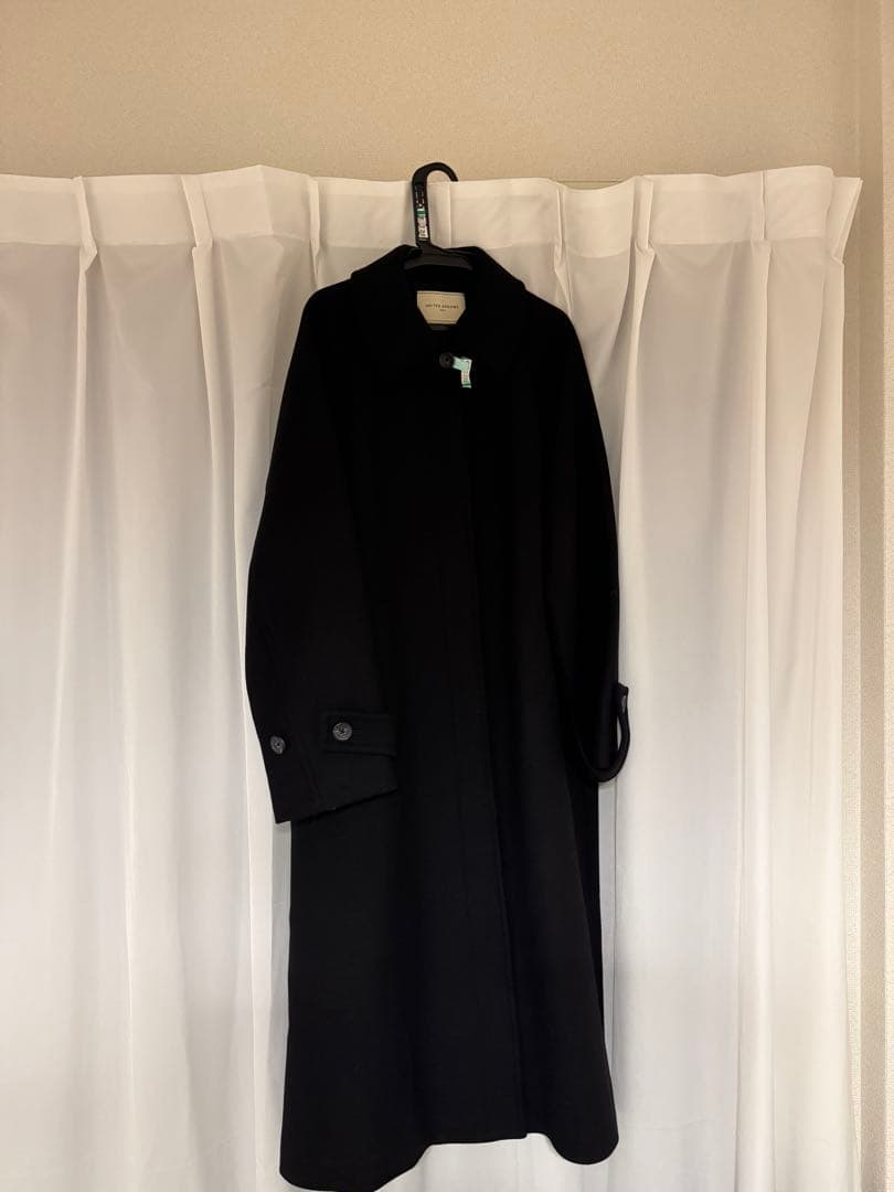 UNITED ARROWS MANTECO ステンカラーコート BLACK 38