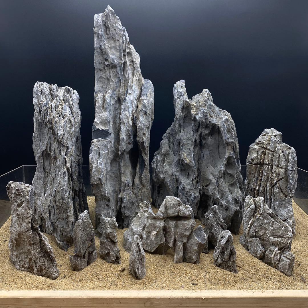 MSS-6716 「セレクト品」青龍石19kg セット 龍王石　竜王石