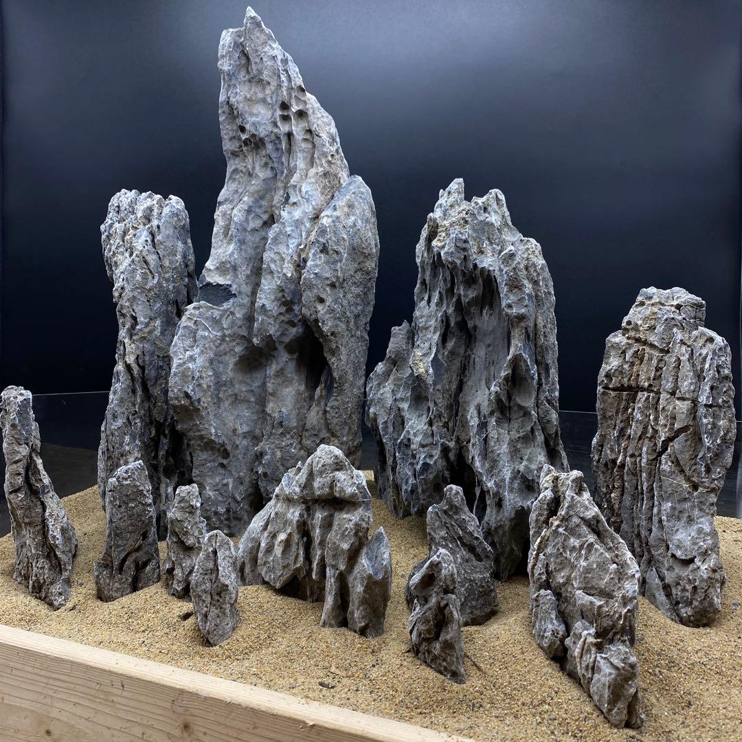 MSS-6716 「セレクト品」青龍石19kg セット 龍王石　竜王石