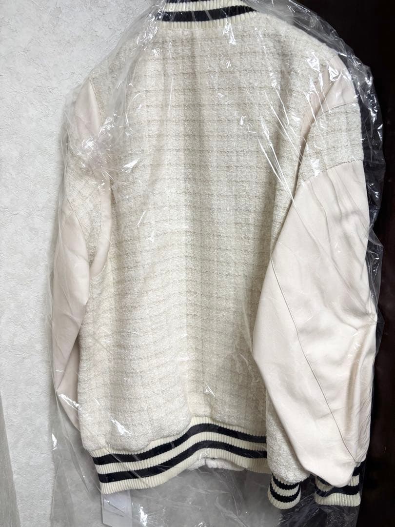 最終値下げ！未使用品 furfur ツイードスタジャン タグ付き