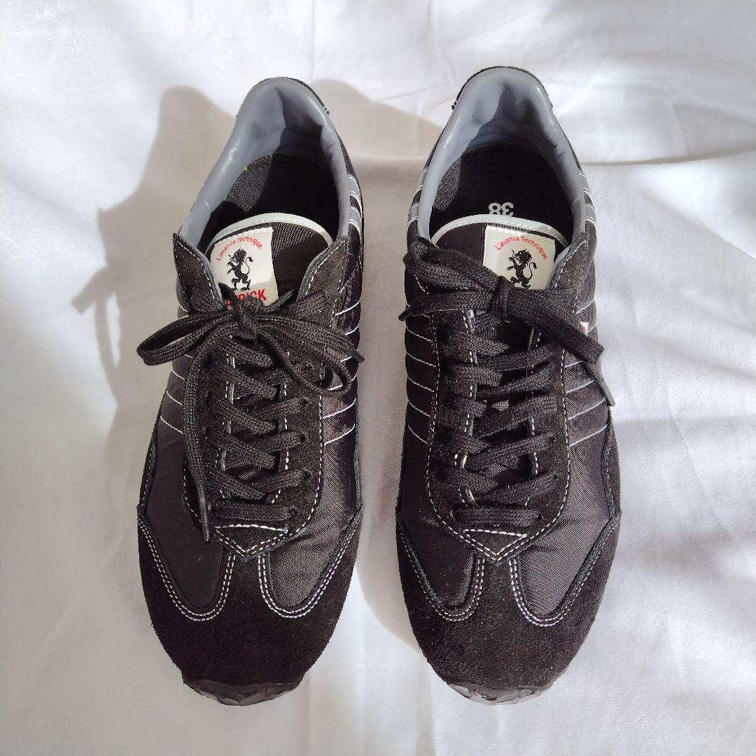 【本日限定値下げ】PATRICK ブラックスニーカー 38サイズ