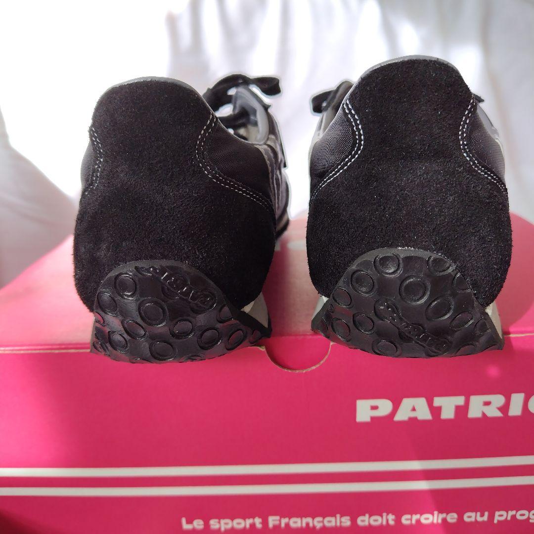 【本日限定値下げ】PATRICK ブラックスニーカー 38サイズ
