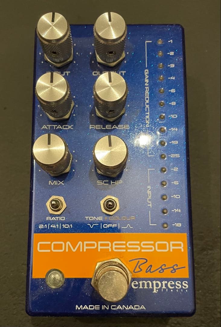 ベース Empress Effects Bass Compressor Blue