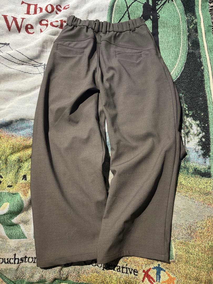 〖着画あり〗3D Draped Cut Trousers