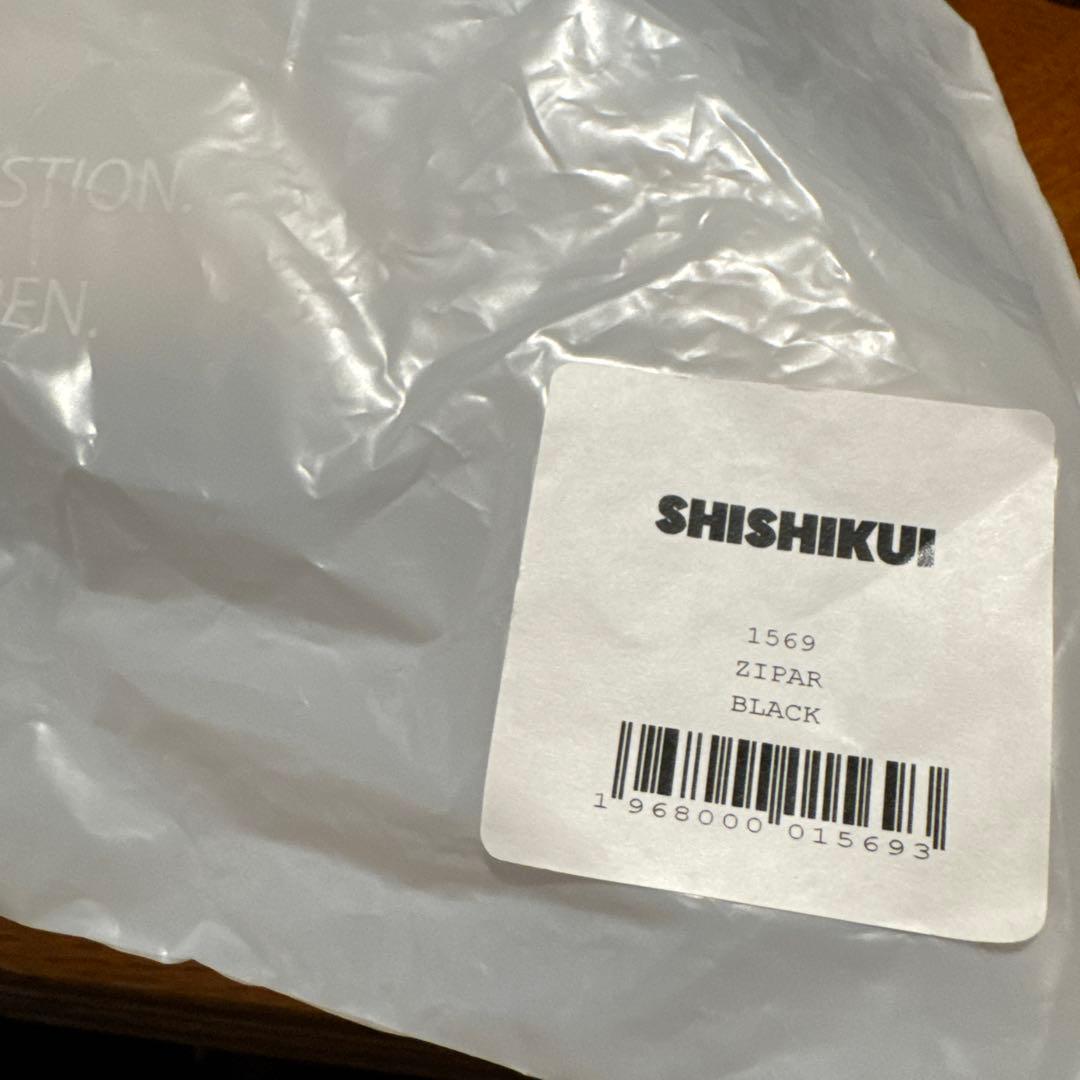 shishikui ZIPAR ブラックパーカー