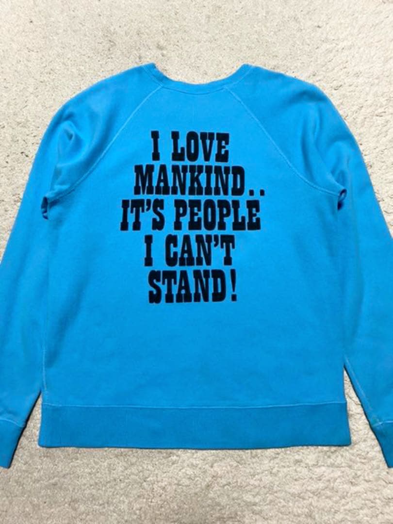 ★レア‼️マークジェイコブス×PEANUTS ライナス ダメージ加工 水色 XL‼️