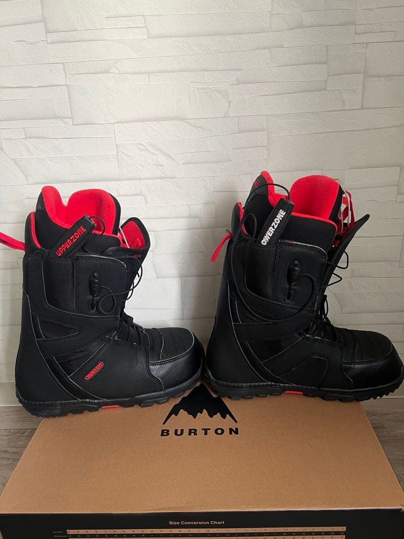 Burton スノーボードブーツ ブラック/レッド