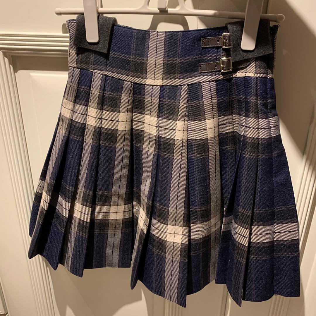 SNIDEL チェック柄　プリーツスカショーパン
