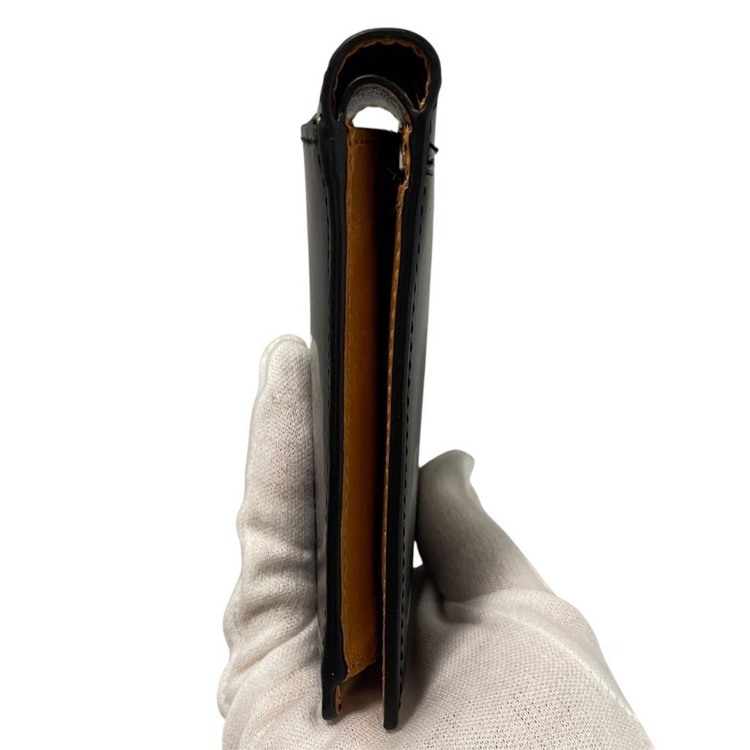 【新品】ROCADO ロカド シェルコードバン 二つ折り財布 馬革 ブラック