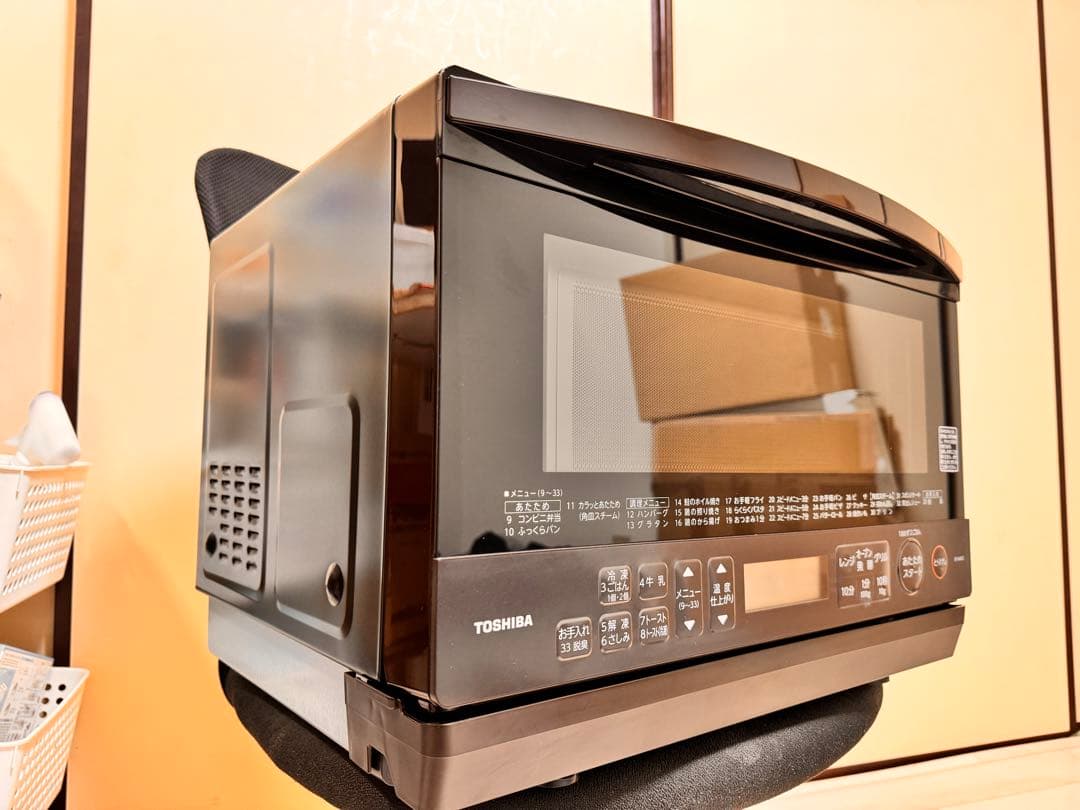 TOSHIBA ブラック電子レンジ