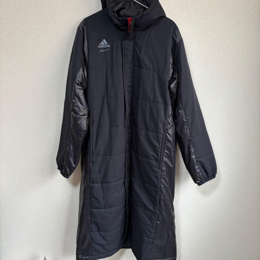 【超美品】adidas professional 中綿ベンチコート 3XO