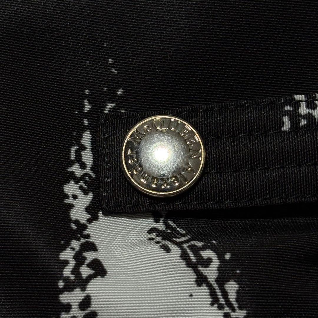 Alexander McQUEEN グラフィックバケットハット BLK/L