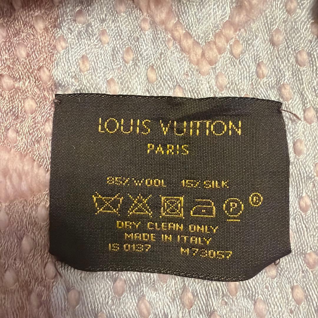 LOUIS VUITTON ピンク マフラー