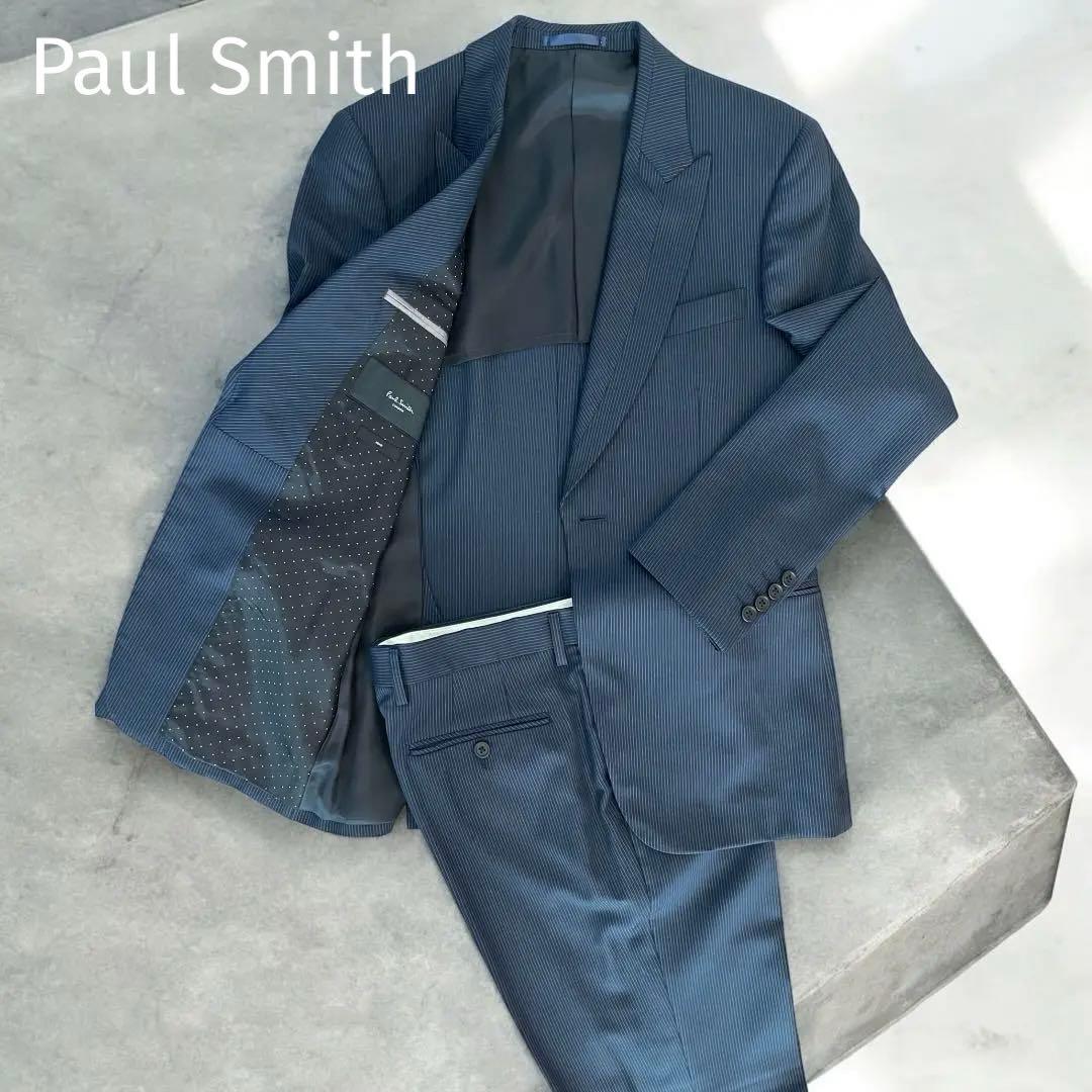 美品　ポールスミス　Paul Smith SOHO スーツ　ネイビー