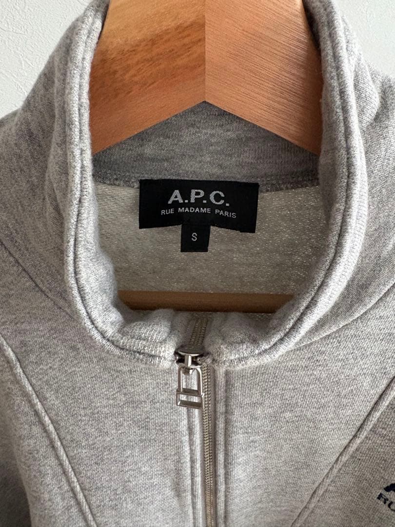 A.P.C. × フリークスストア ハーフジップ スウェット グレー S