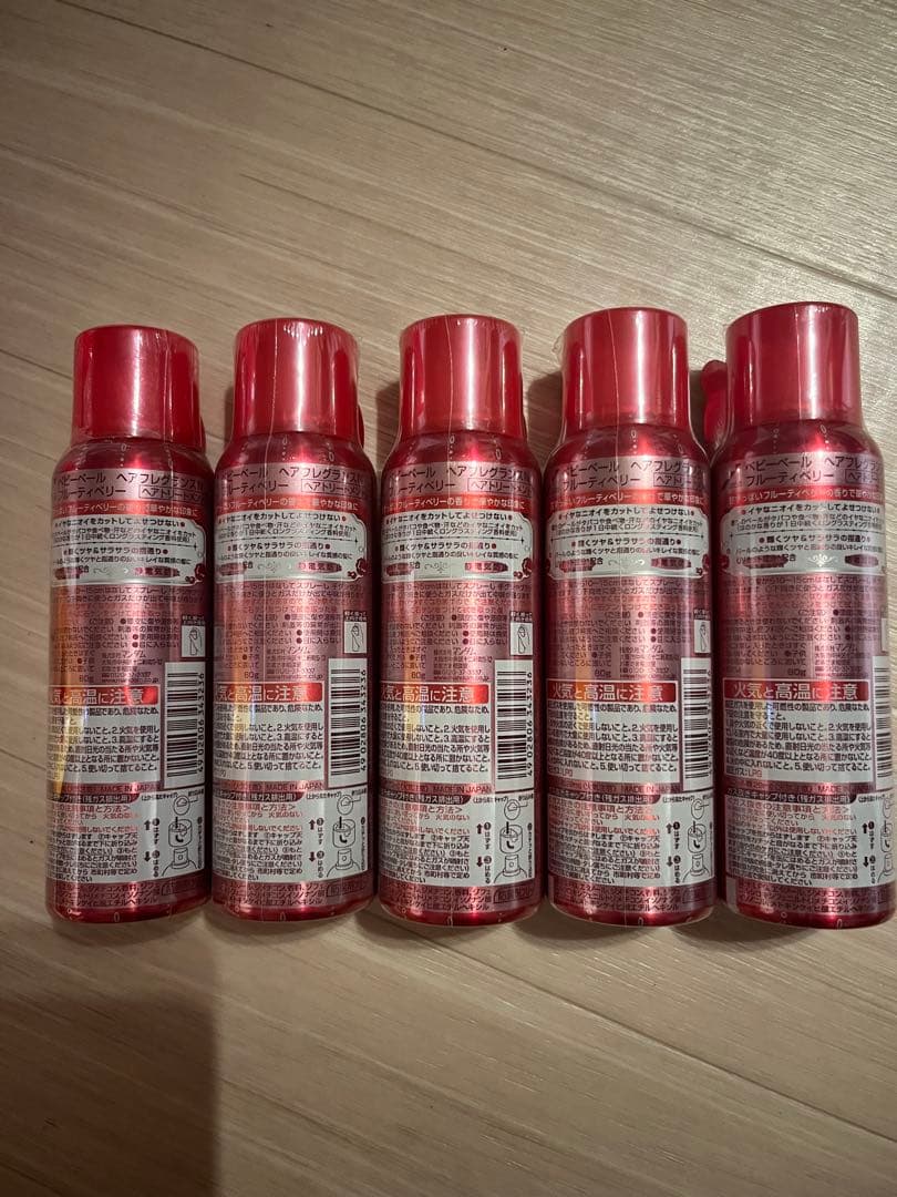 ベビーベール ヘアフレグランス フルーティベリー・フルーティーベリー ５本組