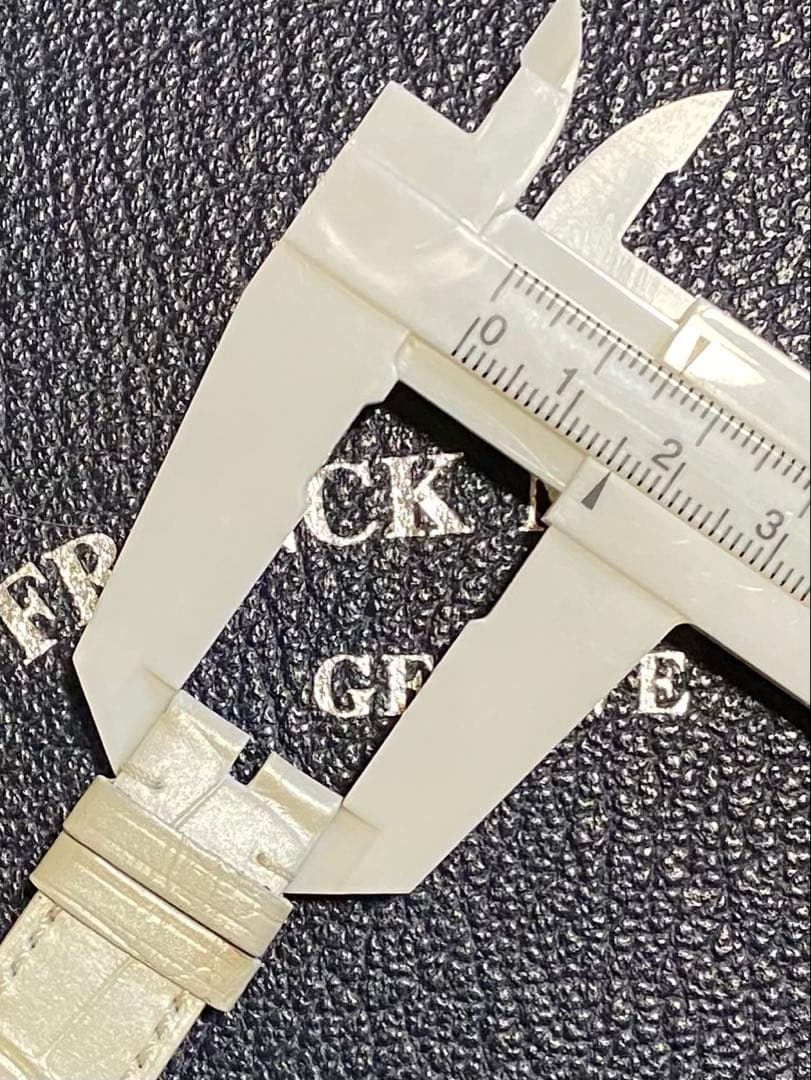 18mmフランクミュラー純正パールホワイトストラップベルト