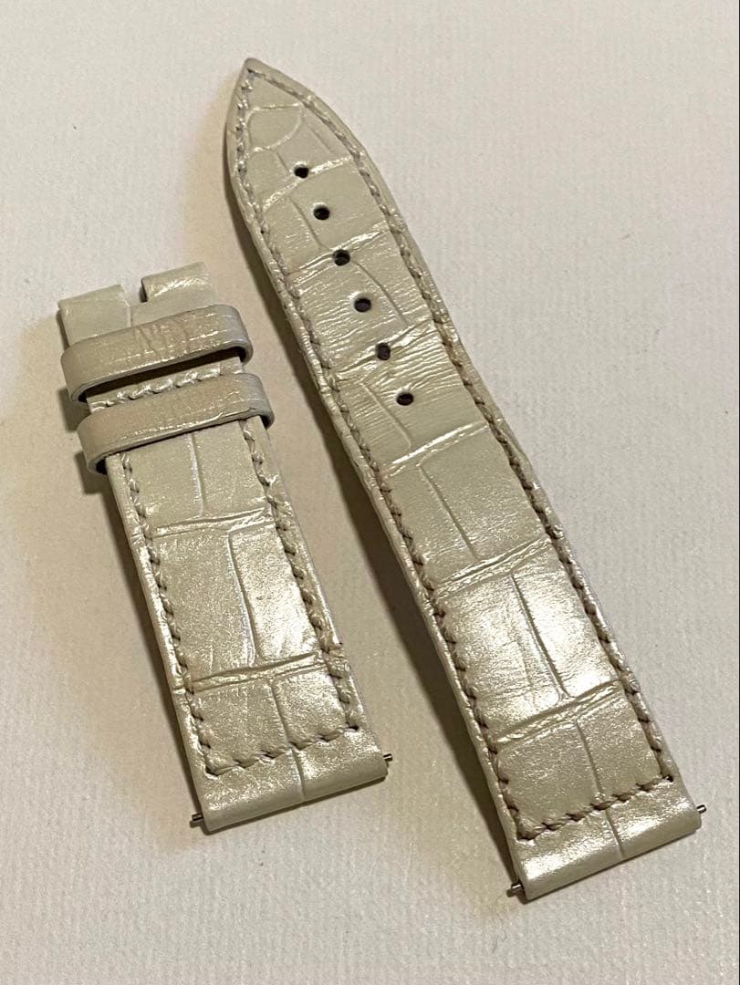 18mmフランクミュラー純正パールホワイトストラップベルト