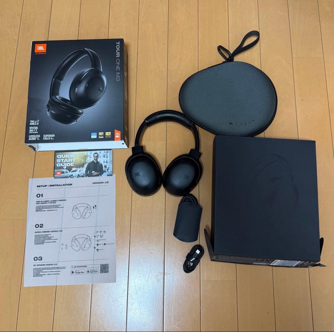 JBL Tour One M3 ワイヤレスヘッドホン超美品　ブラック