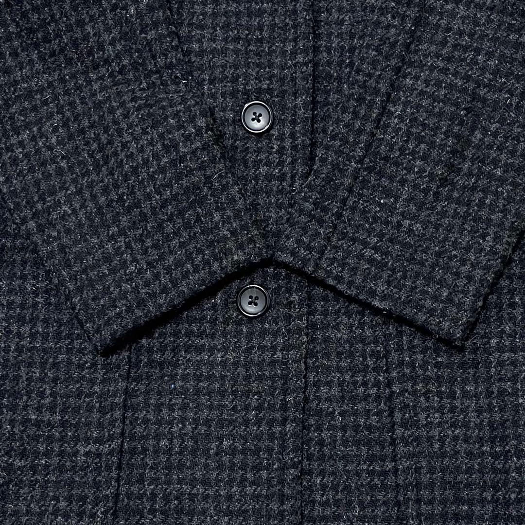 マーガレットハウエル ハリスツイード チェスターコート 格子柄 ウール I