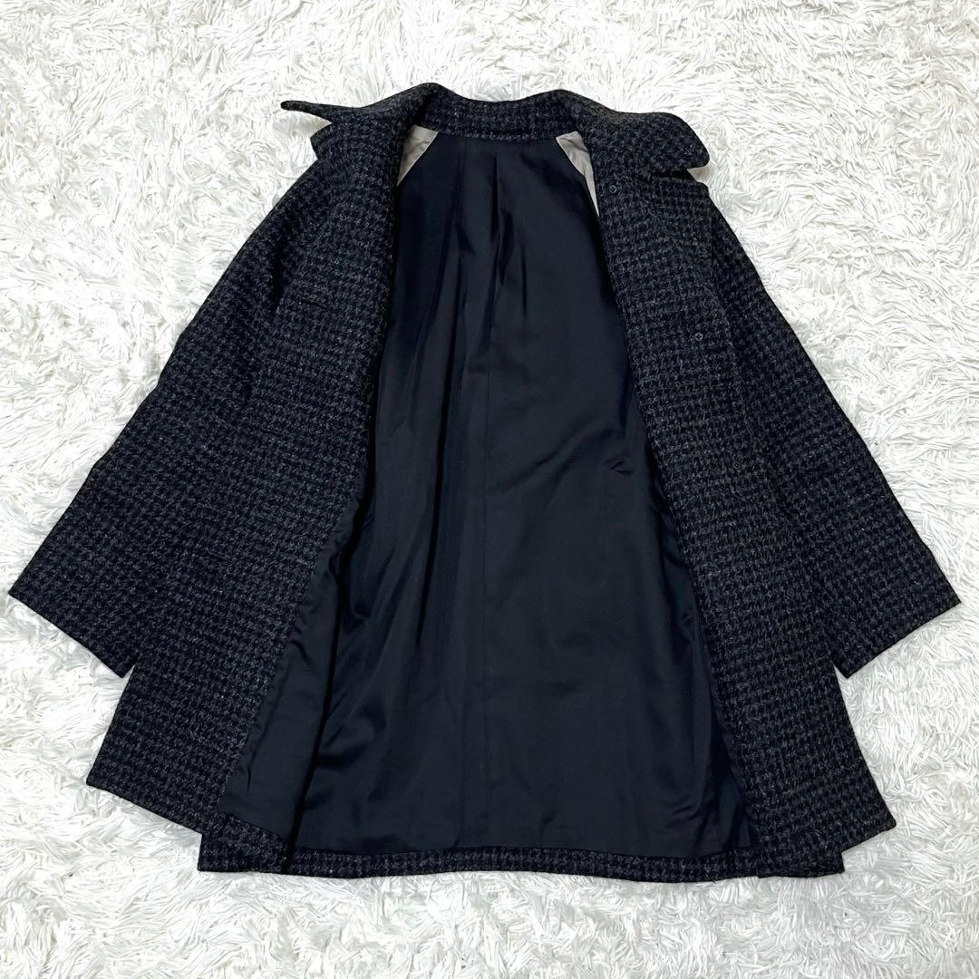 マーガレットハウエル ハリスツイード チェスターコート 格子柄 ウール I