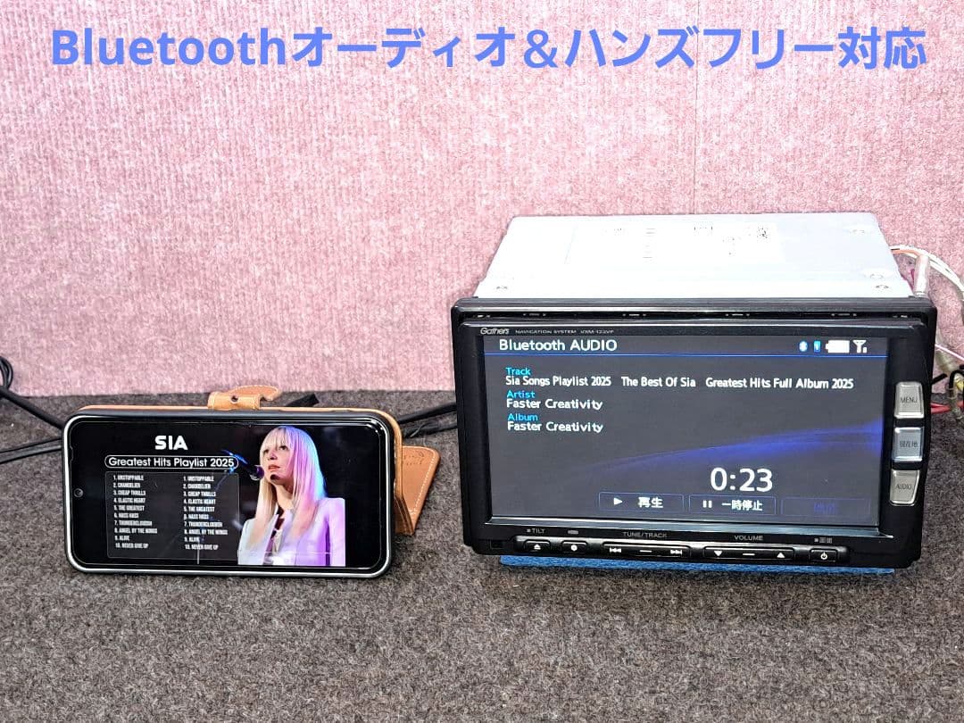 タッチ新品!★ホンダ純正 VXM-122VF BT対応・DVD・地デジ★動作良好