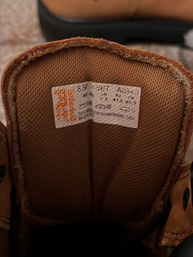 Timberland Pro × N.Hollywood ブーツ