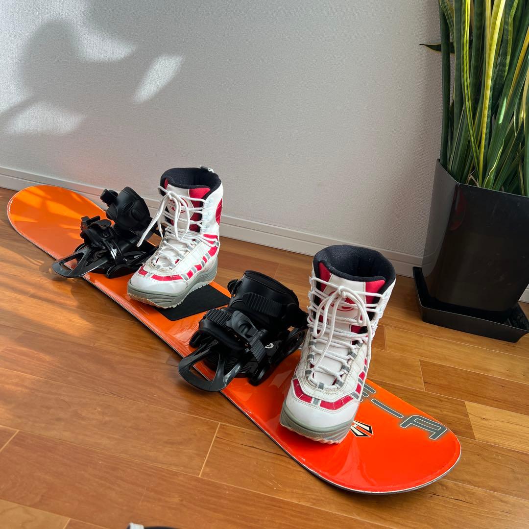 キッズスノーボード115cm＋バインディング＋ブーツ22.0cm セット