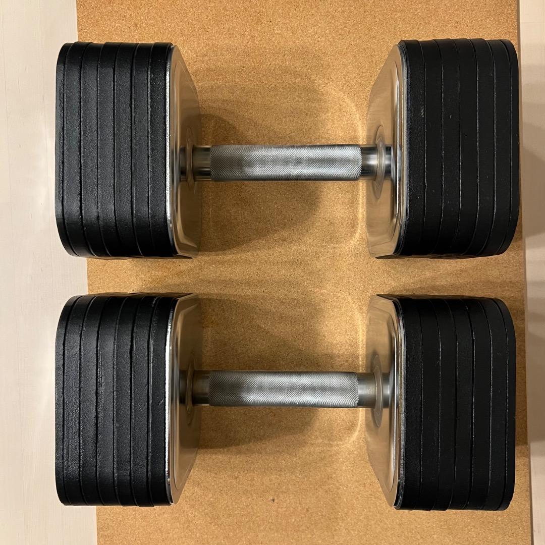 引取限定 クイックロックダンベル ペア68kgセット IRONMASTER