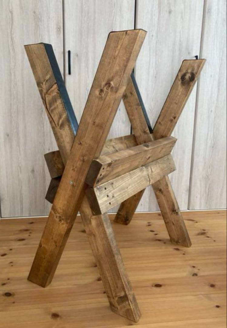 値下げ！新色！開閉式！木製サーフボード用メンテナンススタンド