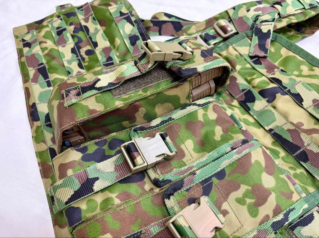 戦闘装着帯　水陸一般用　89式　弾入れ　陸自迷彩　チェストリグ