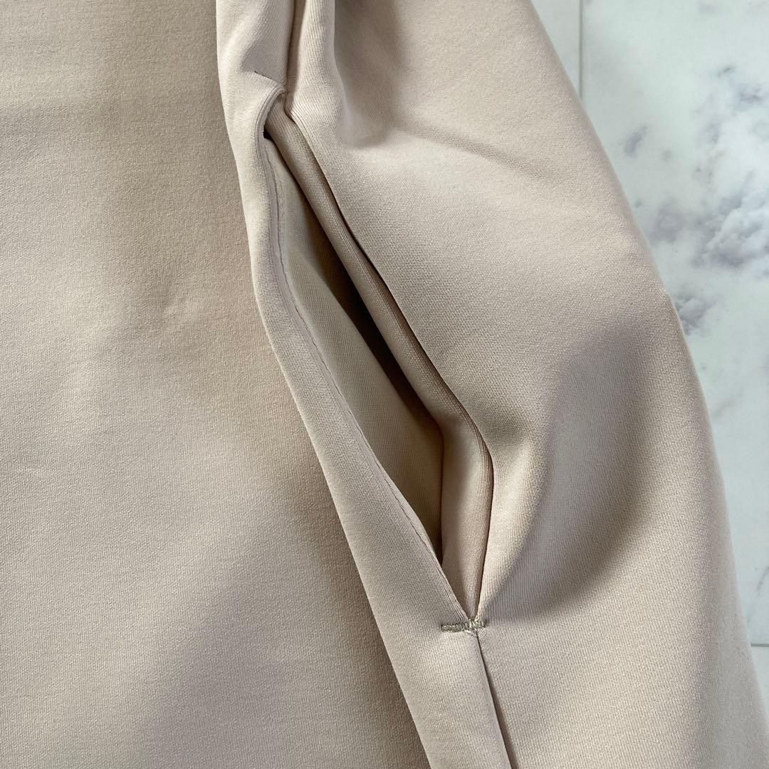 定価30800円【新品】レディースSブリーフィング モックネックワンピース薄茶