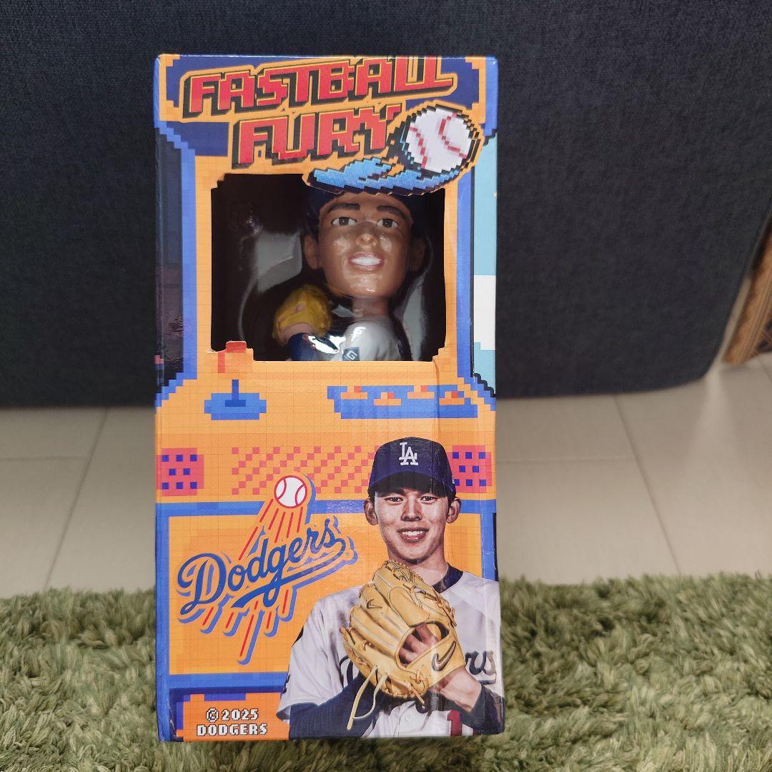 【新品未開封】佐々木朗希ボブルヘッド　ドジャース　2025/8/4配布品
