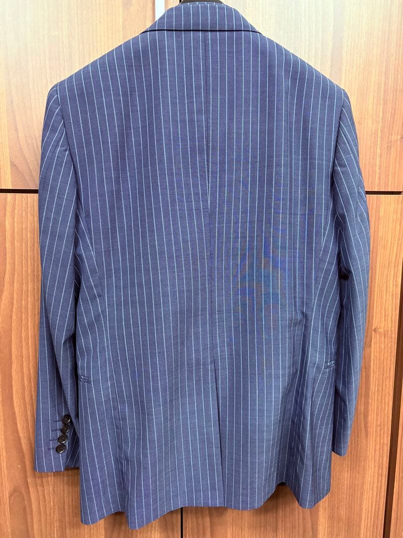 美品 TENORAS スリーピース ブルーストライプ スーツM