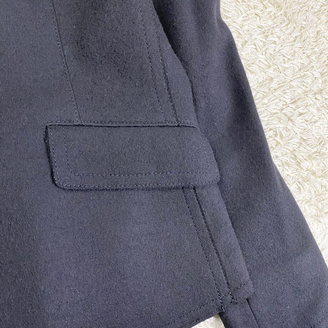 【美品】バーバリー アンゴラ混 テーラードジャケット ノバチェック 40 黒