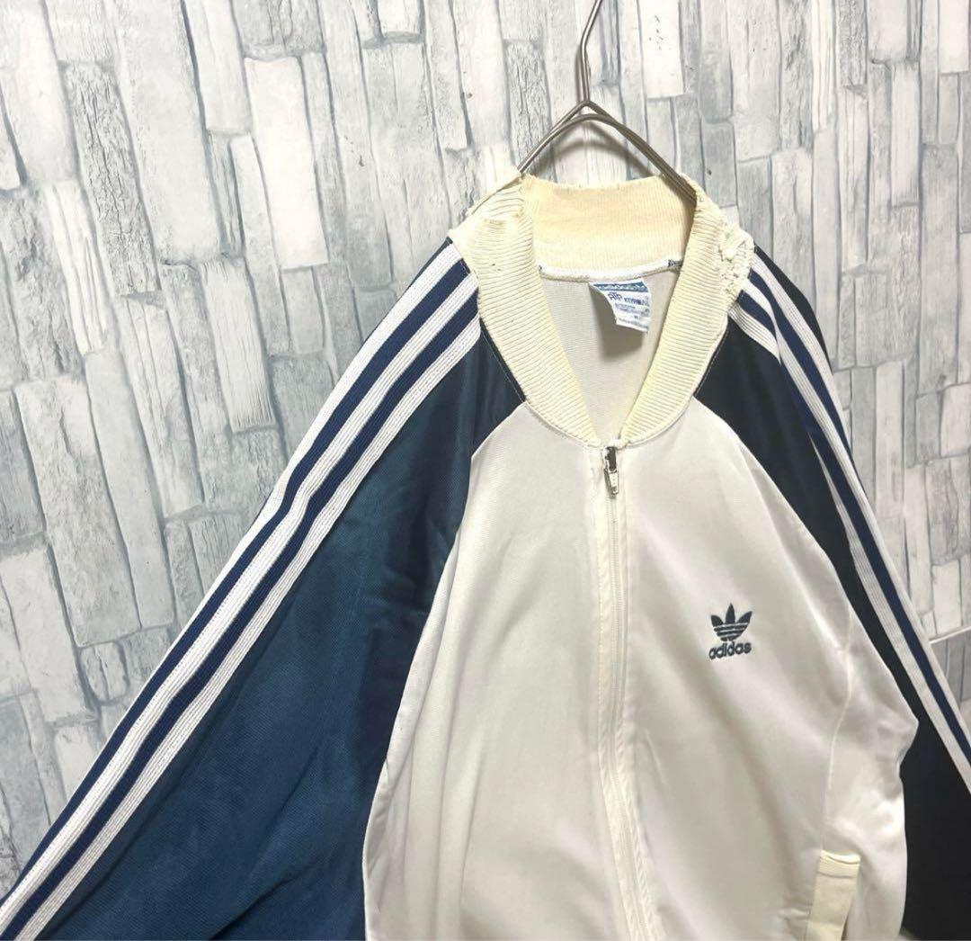 オールドアディダス ジャージ トラックジャケット ATP 80s USA製ボロM