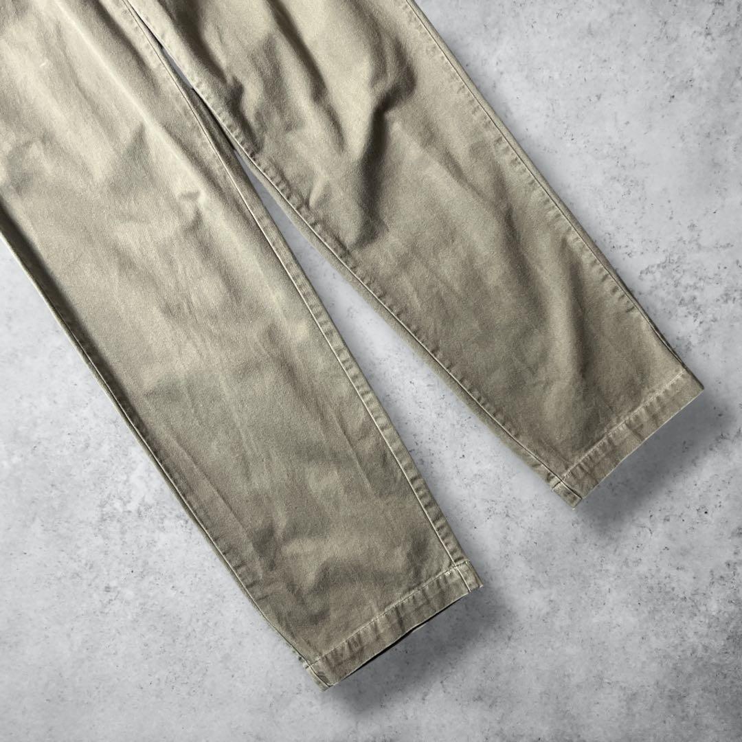 ぽ*よ様 USA製ポロラルフローレンポロチノANDREWグレージュW31古着vi