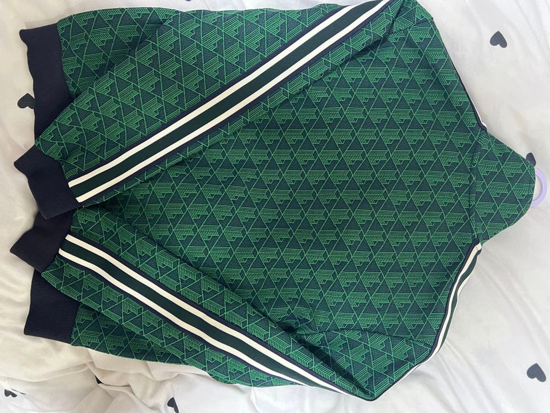 【美品】LACOSTEモノグラムジャージ