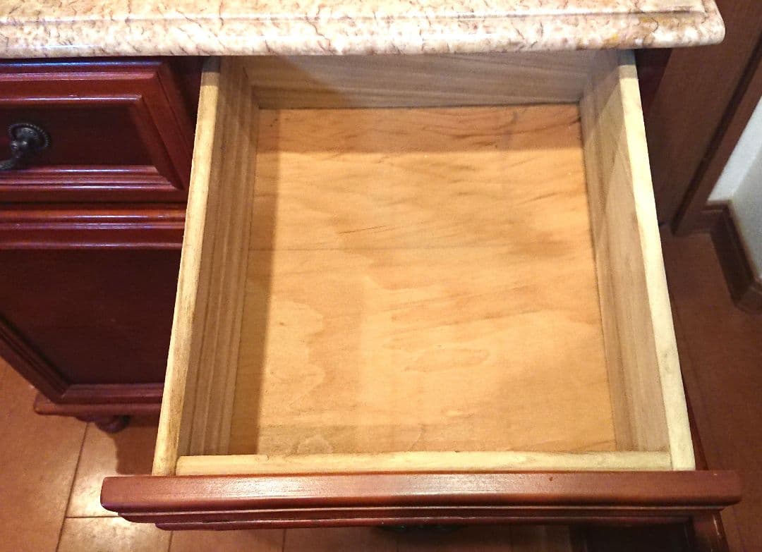 英国アンティーク マーブルトップキャビネット 大理石