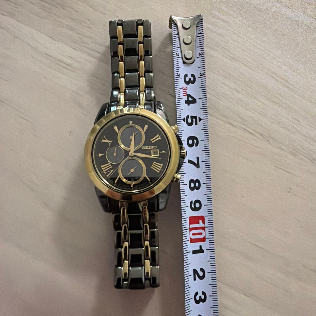 SEIKO 黒金　時計