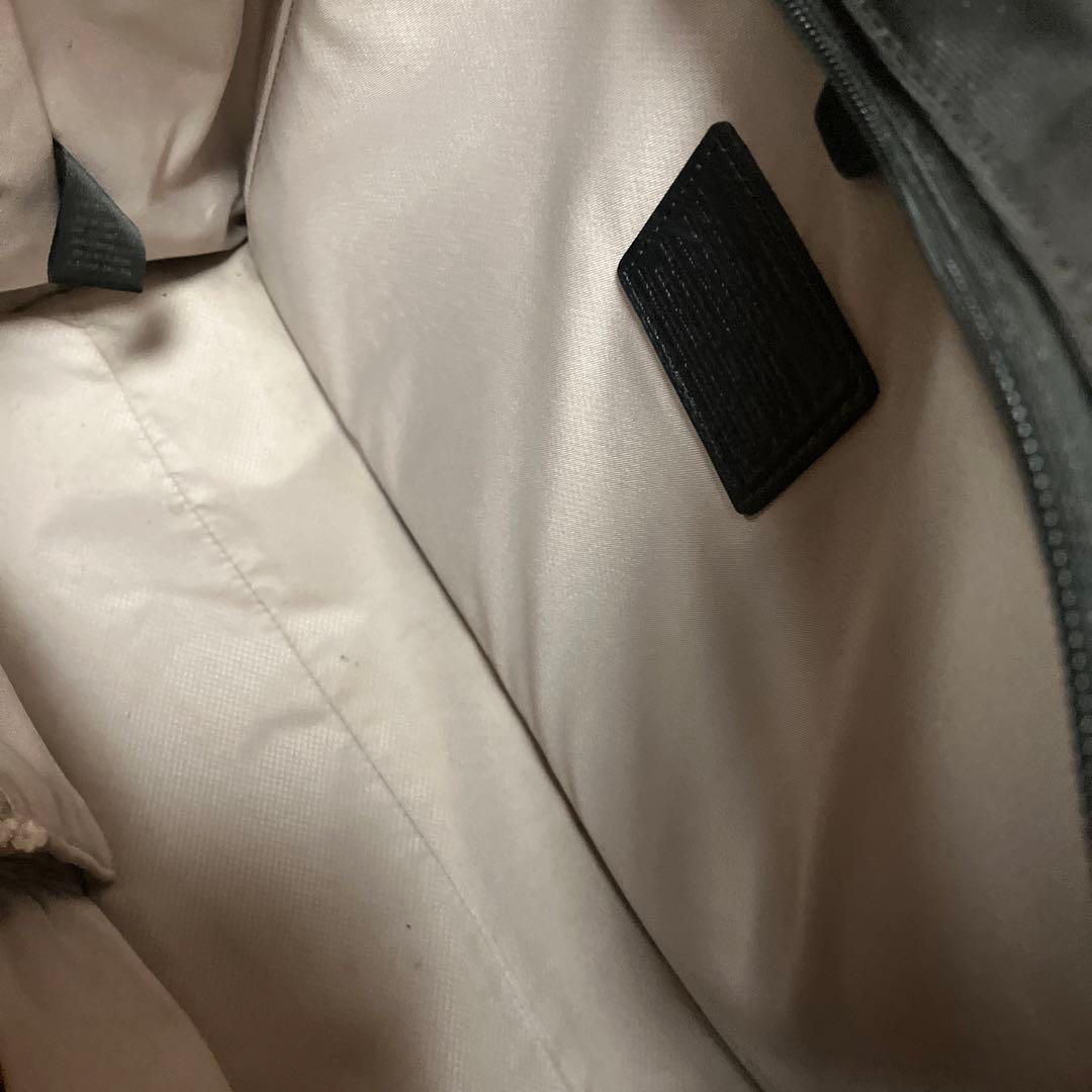 TUMI 黒 ナイロン レザー ビジネスバッグ