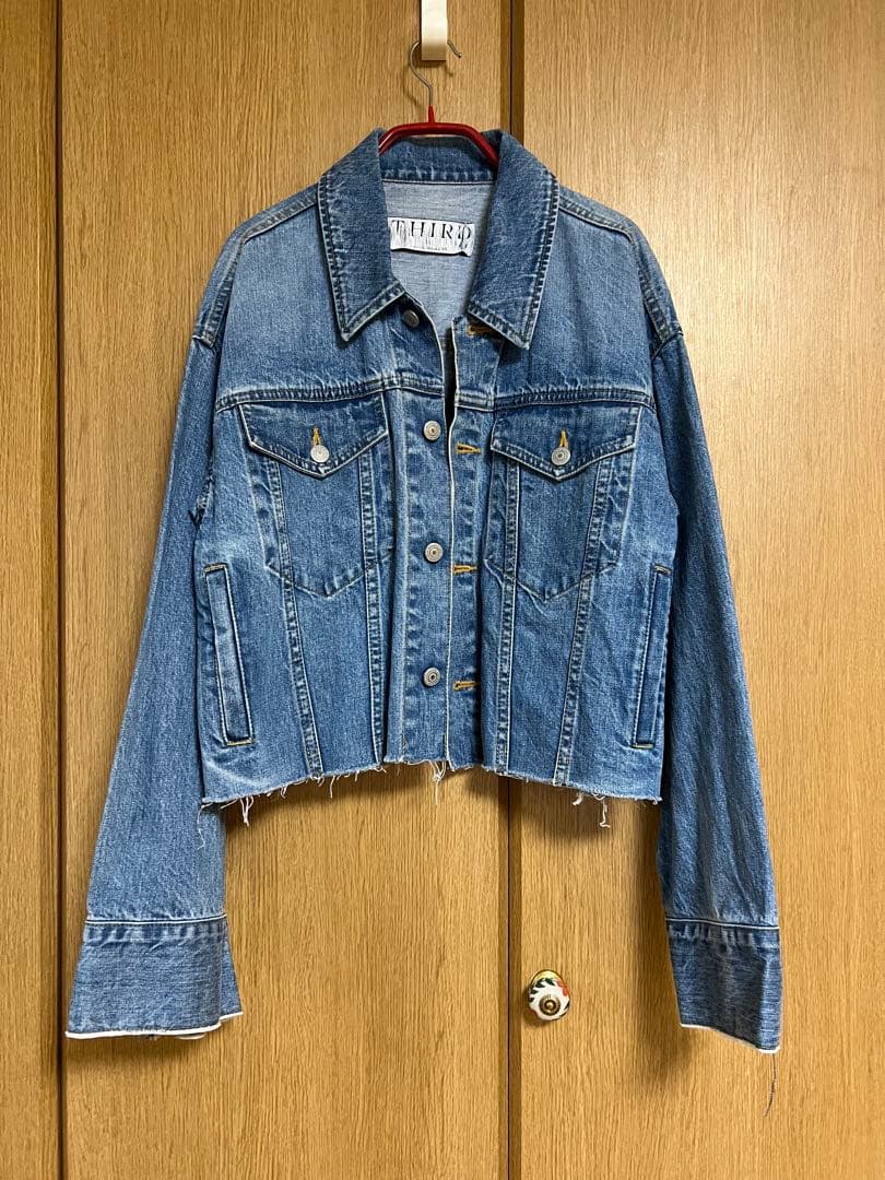 めめ　サードマガジン　デニムジャケット　サンプル品