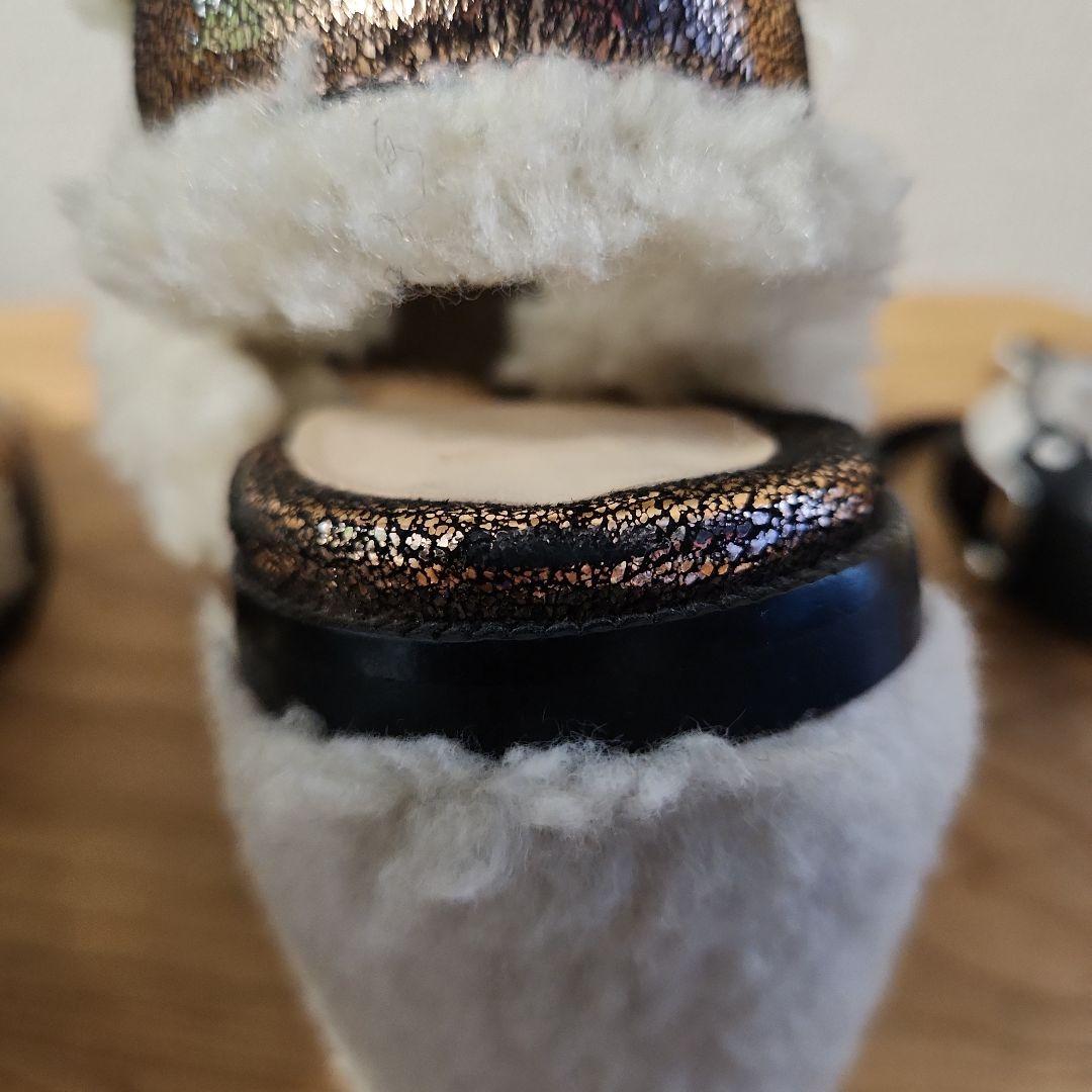 MM6 Maison Margiela メタリックファーシュー