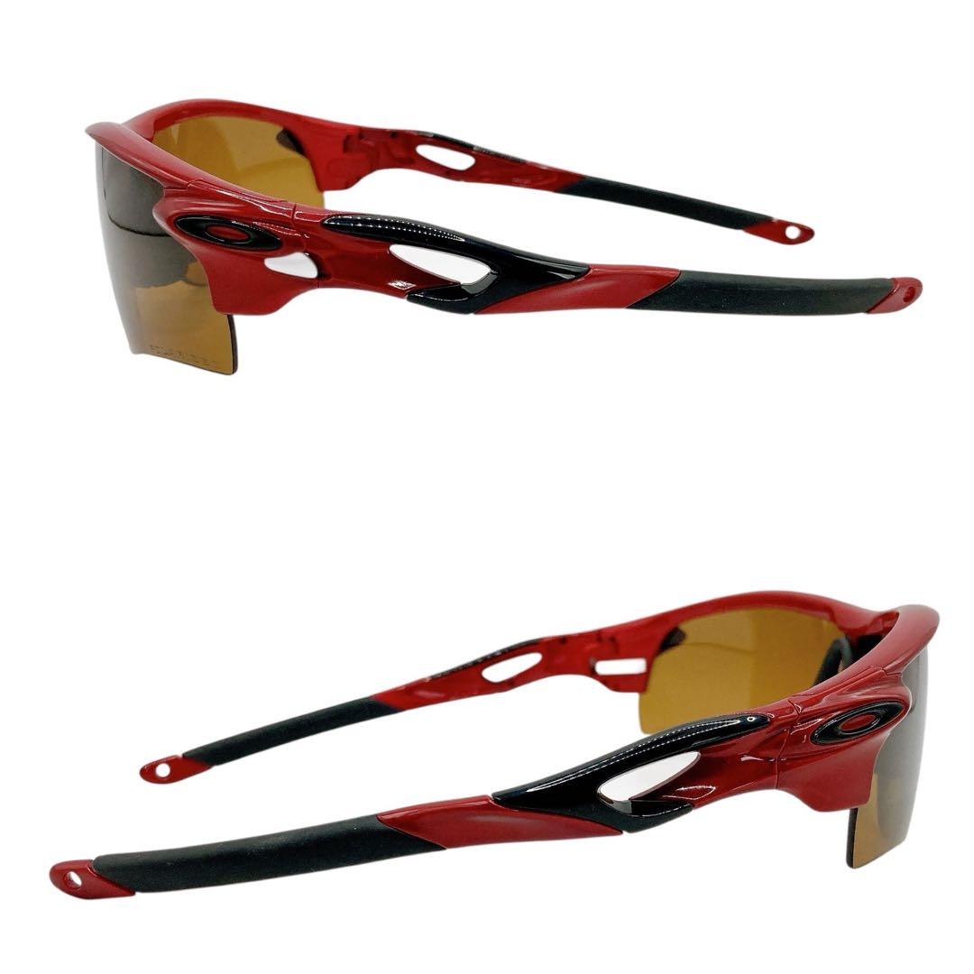 極美品✨OAKLEY RADARLOCK 偏光レンズ　レッド　付属品完備