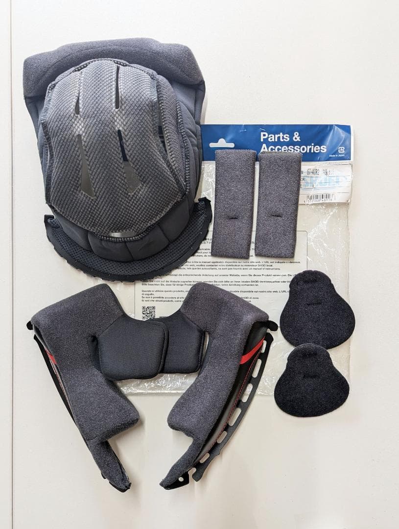 開封済 SHOEI GT-AIR2内装セットLサイズ 4512048489281