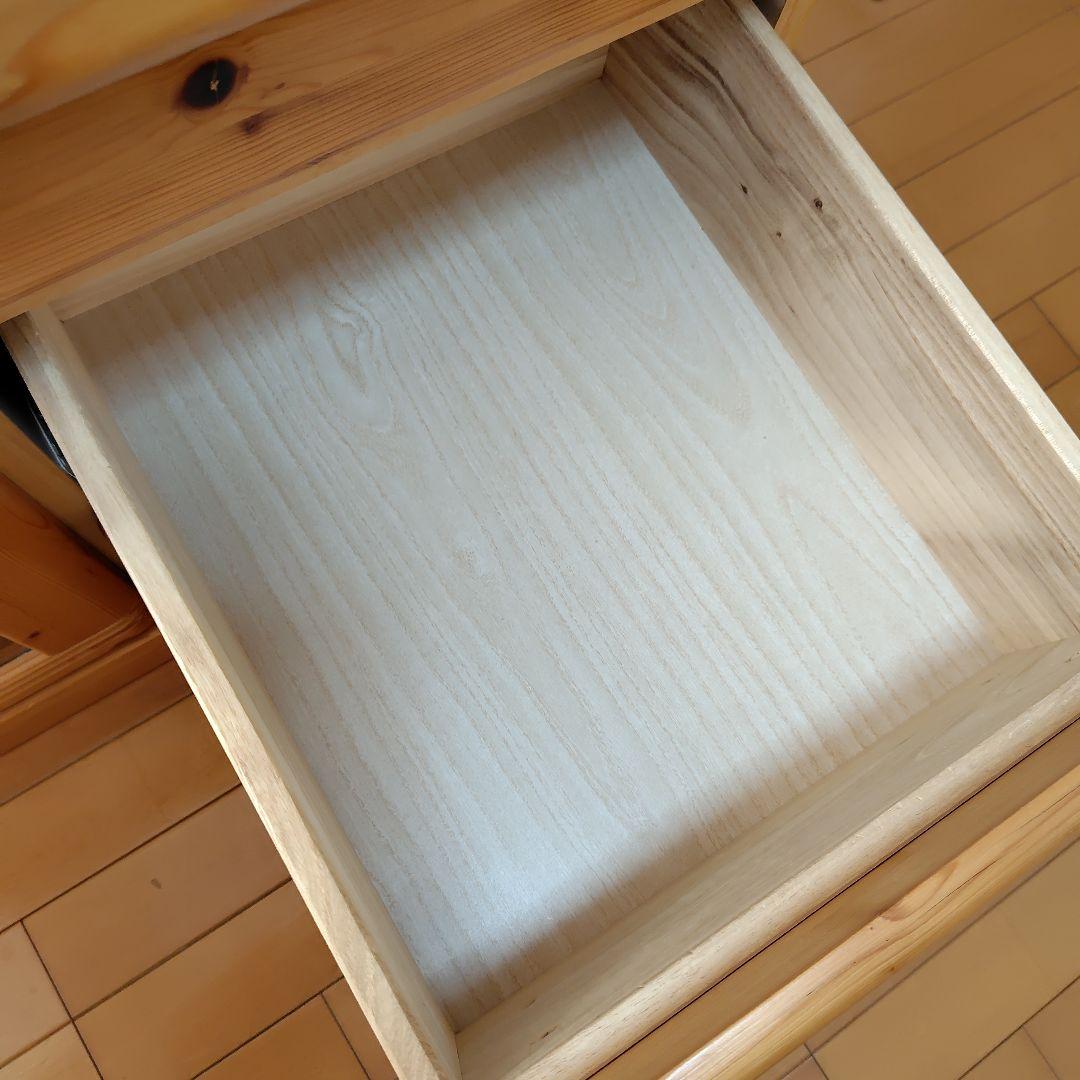 木製テレビ台 ガラス扉付き