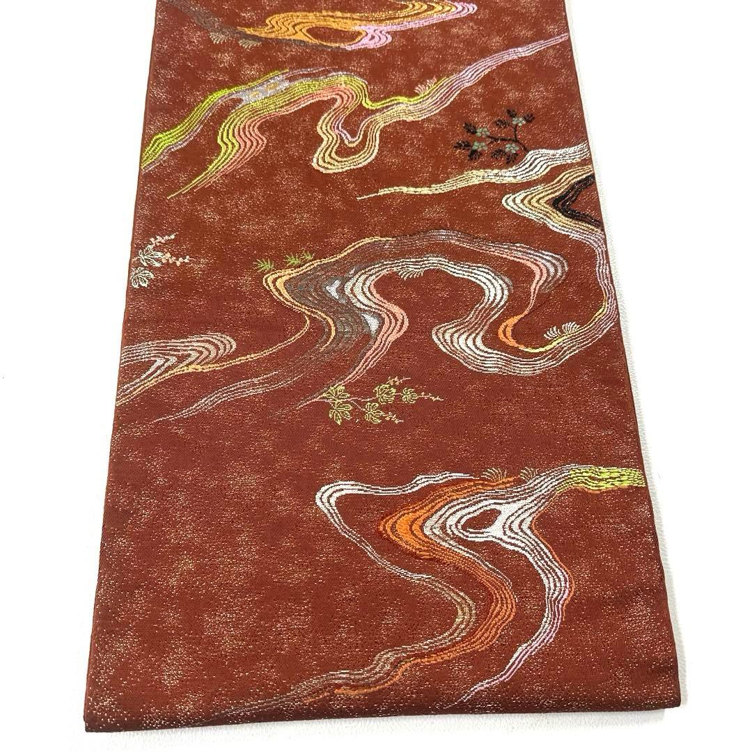 専用帯6119 ●二代目 龍村平蔵 龍村光翔 国宝琴 高級 正絹 袋帯