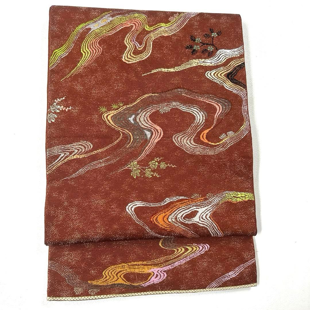 専用帯6119 ●二代目 龍村平蔵 龍村光翔 国宝琴 高級 正絹 袋帯